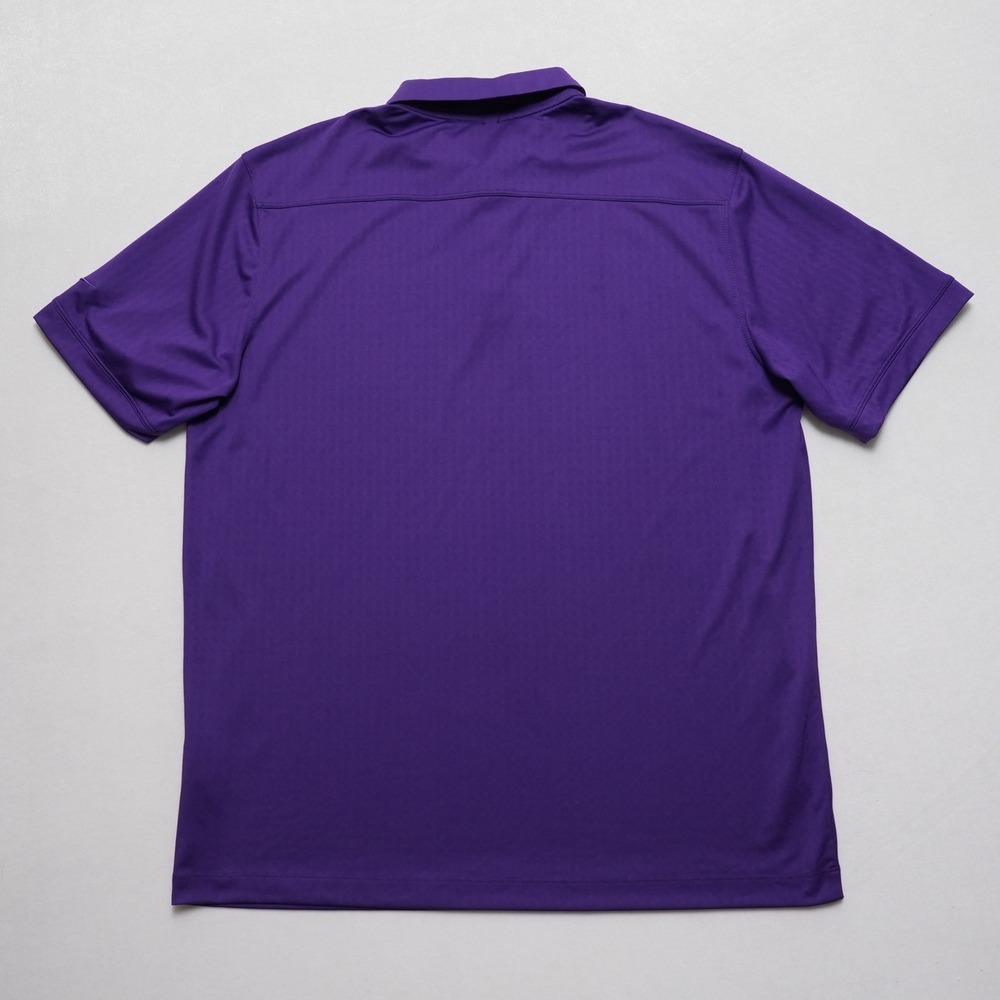 Nike Golf Dri-FIT Polo Shirt Mens Large Purple Swoosh Performance Golf - Picture 12 of 15